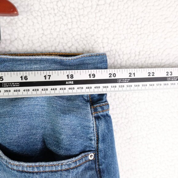 Armani Exchange Jeans Mens 40 J13 Slim Fit Distressed Denim Straight Leg A|X - Picture 6 of 13